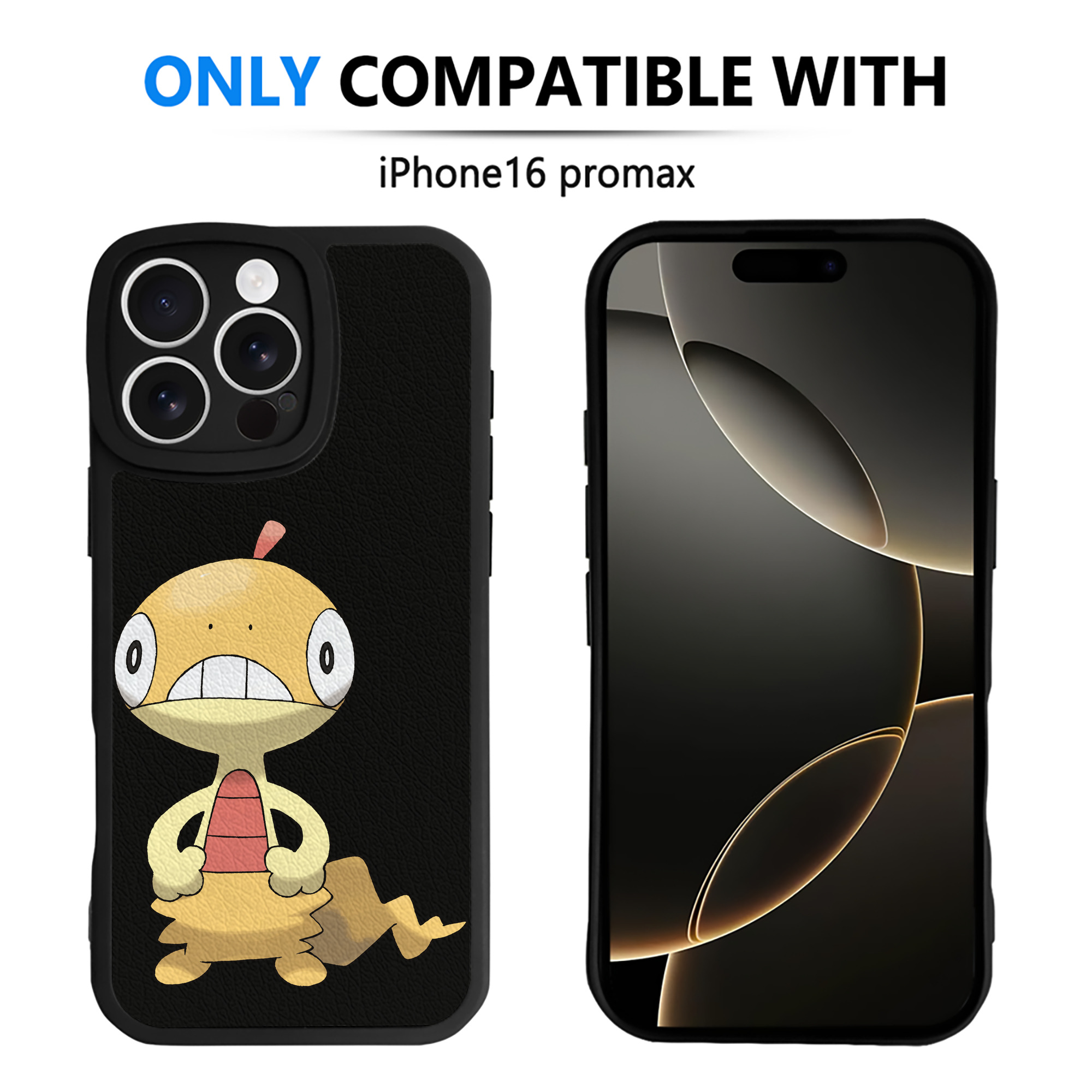 （画像用） ポケットモンスター Pokémon 【iPhone 16シリーズ対応】シリコンスマホケース（レザー調） 材質：シリコン